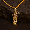 gold plated Hanuman bajrangbali locket with chain for boy/men &girls/women Gold-plated Brass Locket