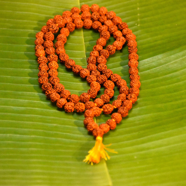 100% original rudraksha mala lab certified Wood Necklace